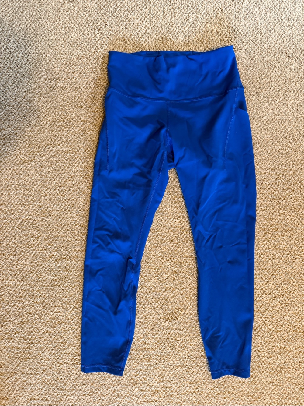 Lululemon Cobalt Blue Leggings, Size 10